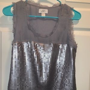 Loft sparkly blouse
